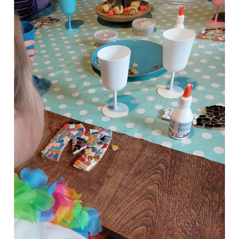 kinderfeestje mozaïek/ mini high tea