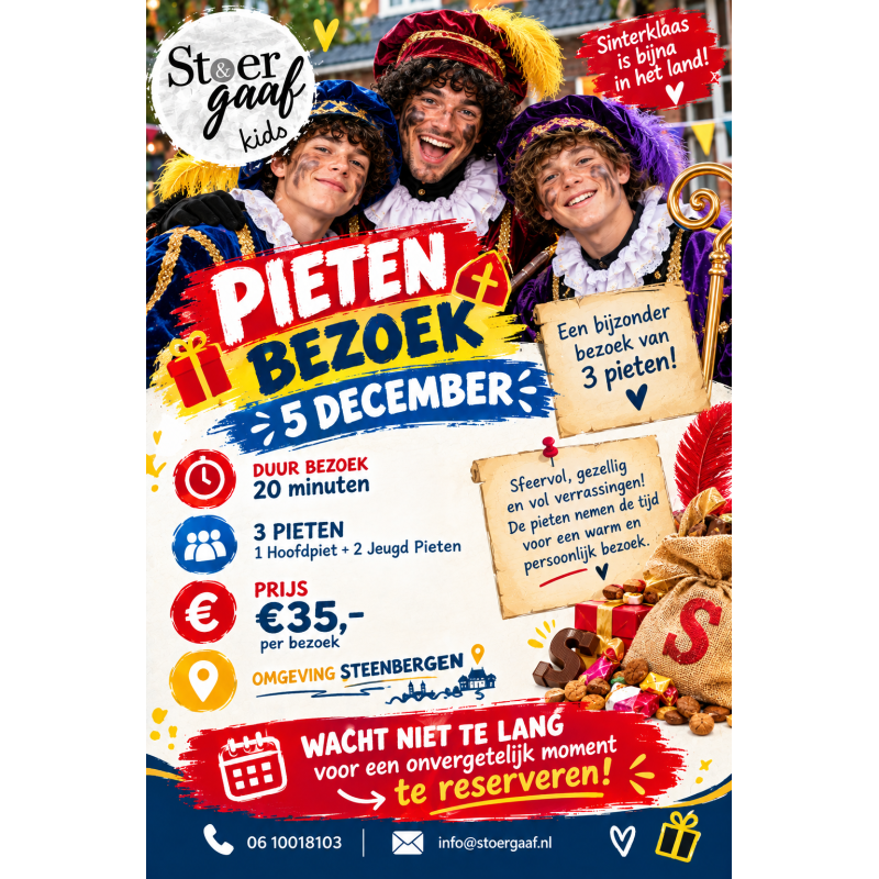 Pieten bezoek
