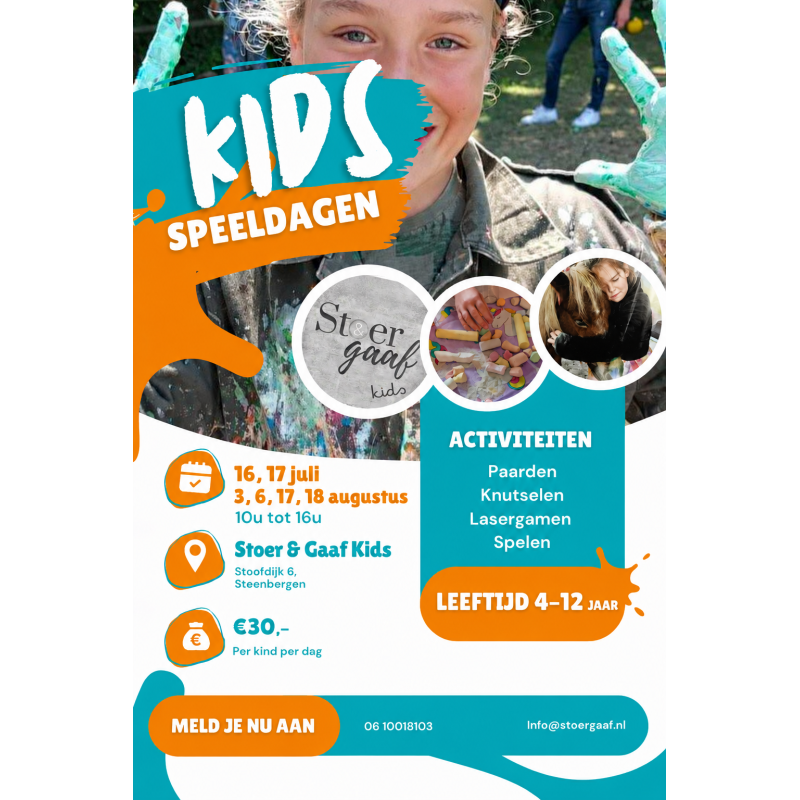 Speeldagen zomervakantie 2026